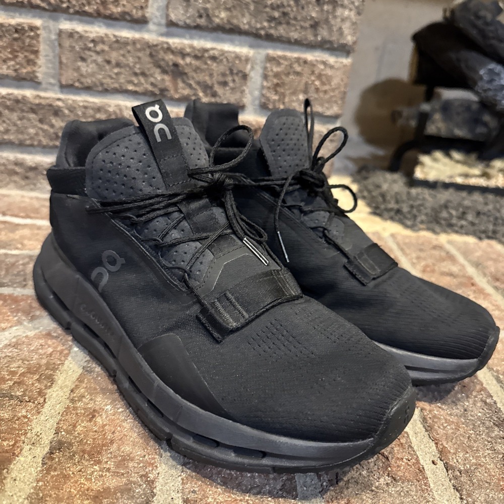 On Running Cloudnova‎ 2 All Black 3WE30220485 Womens Size 9.5